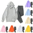 thumbnail image 6 of Chiccall Mens 2 Piece Sweatsuit for Men Fleece Lined Pullover Hoodie & Jogging Sweatpants Tracksuit, 6 of 6