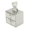 thumbnail image 1 of First Tooth Keepsake Box, Engraved 2 Drawers Zinc Alloy Tooth  Holder Box  For Girl For  Memory, 1 of 8