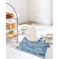 thumbnail image 4 of Blue Abstract Kitchen Dish Towels for Drying Dishes Set of 4, Vintage Geometric Gradient Oil Painting Simple Waffle Weave Microfiber Hand Tea Bathroom Towels Quick Dry & Absorbent Towel 12x12, 4 of 7