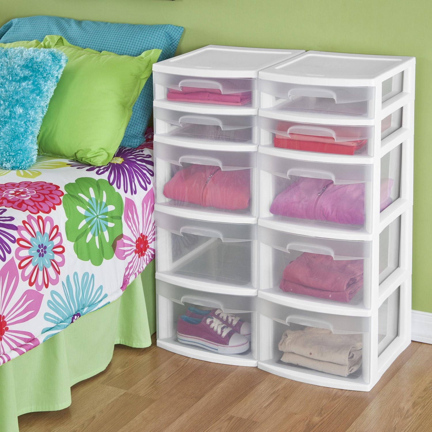 Sterilite 5 Drawer White Tower, 1 unit