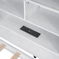 thumbnail image 6 of Twin Size Wood Daybed with Multi-Storage Shelves, Charging Station and 3 Drawers, Wood Bed Frame with Storage Headboard and Shelves, Storage Platform Bed for Bedroom Small Room, 6 of 9