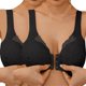thumbnail image 2 of 2 piezas de sujetador de yoga sin aros con hebilla frontal y encaje para mujer: informal, sexy, sin costuras y ajustable, 2 of 5
