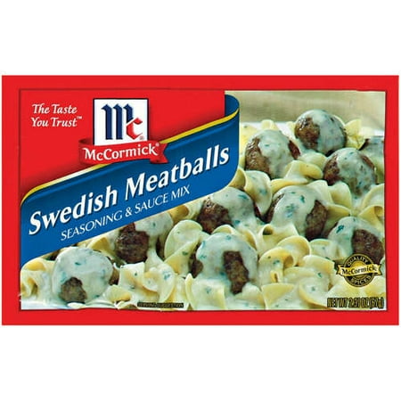 Beef: Swedish Meatballs Seasoning & Sauce Mix, 2.37 oz