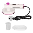 thumbnail image 1 of Máquina de planchar de mano, plegable, seco y húmedo, doble uso, compacto, portátil, para viaje, ropa de mano, plancha de vapor para el hogar, negocios, enchufe de la UE 220V, 1 of 10