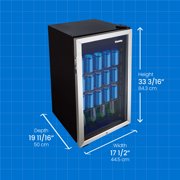 Danby 3.1 cu. ft. Free-Standing Beverage Center in Stainless Steel DBC117A1BSSDB-6