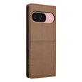 thumbnail image 3 of Leather For Google Pixel 10 / Pixel 10 Pro 6.3-inch Case , RFID Blocking,Flip Color blocking Wallet With Cash Holder Magnetic Closure Shockproof Kickstand Protective Phone Cases Cover,Brown, 3 of 10
