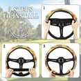 thumbnail image 6 of Jeiento Sunflower Golf Cart Steering Wheel Cover Vintage 13 Inch Steering Wheel Covers Sun Shade Cover Comfortable Vehicle Accessories Decor, 6 of 7