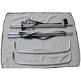 thumbnail image 2 of Portable Bimini Top Cover Canopy For Inflatable Kayak Canoe Boat (2 bow), 2 of 2