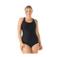 thumbnail image 1 of Speedo Women's Plus Size Moderate Ultraback One Piece Swimsuit - Speedo Black, 22, 1 of 2