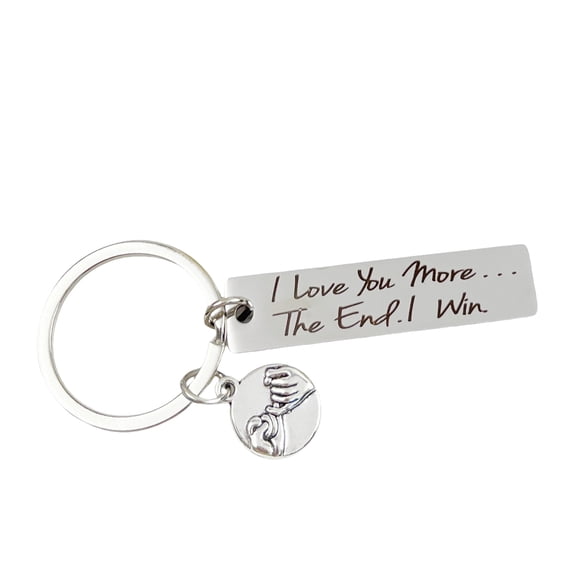I Love You Keychain Couples Funny Gift for Him Her Boyfriend Girlfriend Husband Wife Birthday Christmas Keyring
