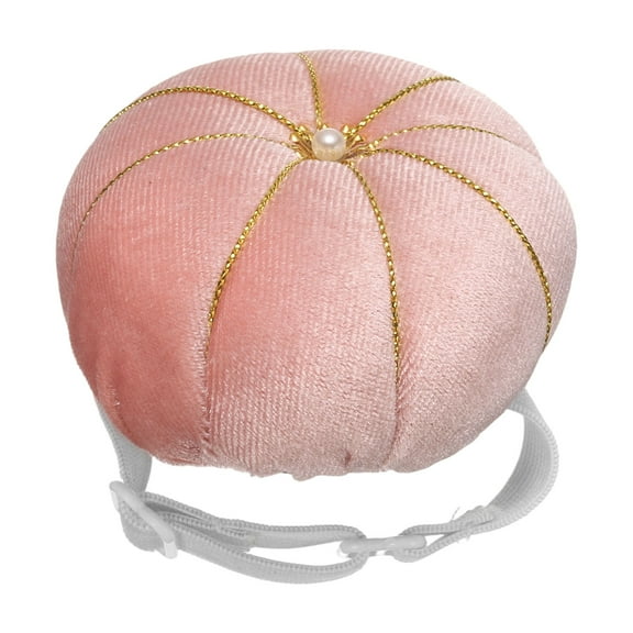 Uxcell Wrist Pin Cushion Wristband Sewing Pincushion Polyester Pin Holder, Pink