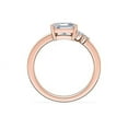 thumbnail image 2 of 0.70 Ct Radiant Cut Genuine Diamond Solitaire Wonderful Ring for Ladies Solid 18K Rose Gold Size 10.5, 2 of 8