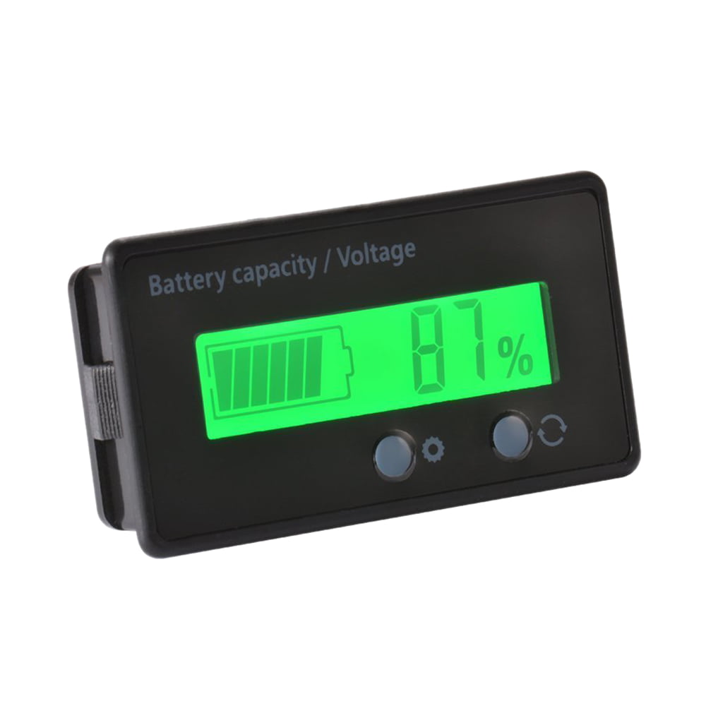 12V 24V/ 48V Battery Status Charge LCD Digital Indicator Monitor Meter Gauge UK 