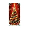 thumbnail image 2 of DAMAI Christmas Door Cover Xmas Banner, 70.8 x 35.4 inch Hanging Front Door Cover Christmas Decor Backdrop Hanging Banner for New Year Party Winter Holidays Xmas Decorations, 2 of 6