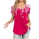 thumbnail image 1 of Blusas de Manga Corta para las Mujeres, Blusa de Camiseta Suelta Casual Hecha de Tela Cómoda para Todo el Uso Diario de Temporada, Blusas para las Mujeres Casual, 1 of 3