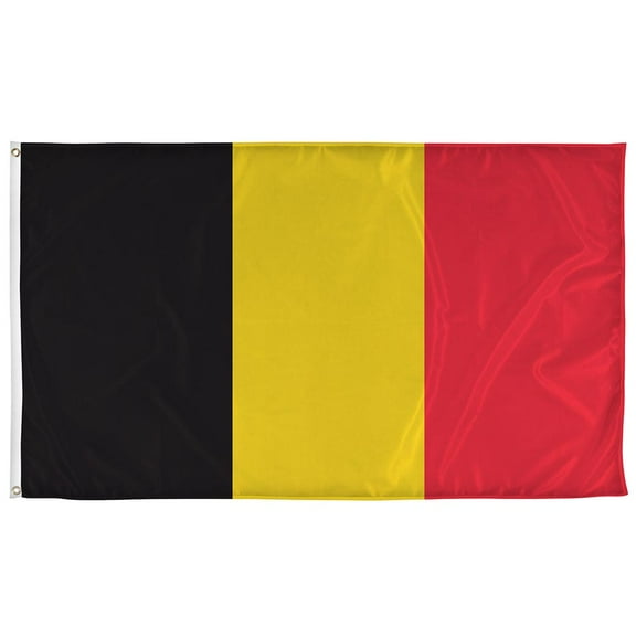 Vispronet 3ft x 5ft Belgium Flag, Outdoor Country Banner, Flag Only