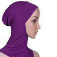 thumbnail image 3 of Bufanda musulmana Hijab para mujer - Gorra de bufanda islámica de modal suave - Mantones de Hejab interior - Transpirable y elástico, 3 of 4