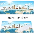 thumbnail image 2 of .x BAT Shadow Rubber Stitched Edges Extended Large Gaming Mouse Pad Office Keyboard Mouse Mat, 2 of 7