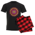 thumbnail image 6 of CafePress - Mandala Cats Pajamas - Men's Dark Loose Fit Cotton Pajama Set, 6 of 7