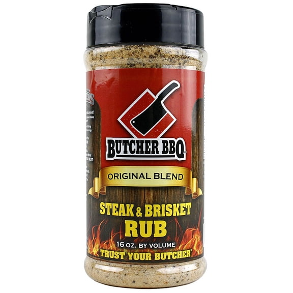 Butcher BBQ Steak & Brisket Original Blend BBQ Dry Rub Seasoning Gluten Free