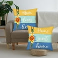 thumbnail image 3 of Floral Flowers Hydrangea Bike Decor Throw Pillow Covers 18x18 Set of 4, Spring Summer Home Sweet Home Bicycle Porch Patio Outdoor Pillowcase Bloom Sofa Cushion Case Home Decor, 3 of 5