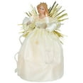 thumbnail image 4 of Northlight Angel with Candle Lighted Christmas Tree Topper - 10.5” - Gold - Clear Lights, 4 of 7
