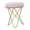 thumbnail image 1 of yuksok Tabouret de Maquillage Coussin Repose-Pieds Moderne pour Bureau Intérieur Entrée Rose, 1 of 9