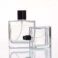thumbnail image 1 of Atomizador de perfume CHAO grande de vidrio rellenable pulverizador negro 3,4 oz (100 ml), 1 of 3