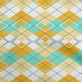 thumbnail image 1 of oneOone Polyester Spandex Dusty Teal Green Fabric Check Sewing Material Print Fabric By The Yard 56 Inch Wide, 1 of 5