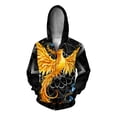 thumbnail image 2 of Sudadera con capucha y cremallera para hombre, ropa de otoño, sudadera con capucha para hombre, sudadera con capucha Y2k, ropa con estampado de pavo real y fénix de moda para hombre, sudadera, 2 of 4
