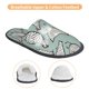 thumbnail image 3 of Balery Hand Drawn Chickens Pantuflas de Casa de Felpa Silenciosas con Diseño Estampado, Zapatillas Cómodas Antideslizantes de Algodón para Interior-Large, 3 of 8