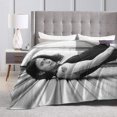 thumbnail image 5 of Jackson Rathbone Blanket Ultra-Soft Flannel Blanket 3D Print Fluffy Plush Blanket Bedding Decor Throw Blanket for Living Room Bedroom Dorm Decor (3Sizes)-a297, 5 of 5