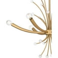 thumbnail image 5 of PCKIE5029BWS Quoizel Lighting Kiera - 6 Light Chandelier In Modern Style-24.5 Inches Tall and 29 Inches Wide-Brushed Weathered Brass Finish, 5 of 8