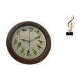 thumbnail image 1 of Reloj de pared,Reloj de pared de pájaro cantor de 10 pulgadas para decoración del hogar,Relojes de pared decorativos Decoración de pared para el hogar y la oficina,Figura de, 1 of 7