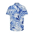 thumbnail image 5 of COSFO Summer Beach Men Button Down Shirt Hawaiian Short Sleeve Tops Graphic Vacation Regular Fit Collared Mens Shirts, 5 of 5