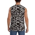 thumbnail image 4 of Fotbe Men's Hand Drawn Snake Print Men's Sleeveless Muscle Tank Tops Casual T-Shirts for Gym Workout Beach-3X-Large, 4 of 8