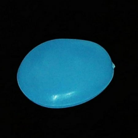 Dark Stone 100 Man-made Blue Glow in the Dark Pebbles Stone for Garden Walkway--Making Your Garden or Yard Looks Different from Your Neighbors` at night ()