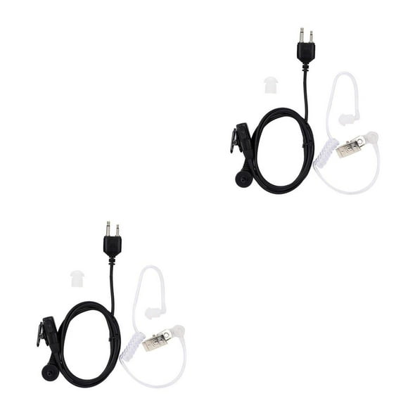 ZLight Receive Earpiece 2-Way Radio External Headset Wearable Audio Headphone Speaker Earbuds Earphone Portable Professional 1 2Set