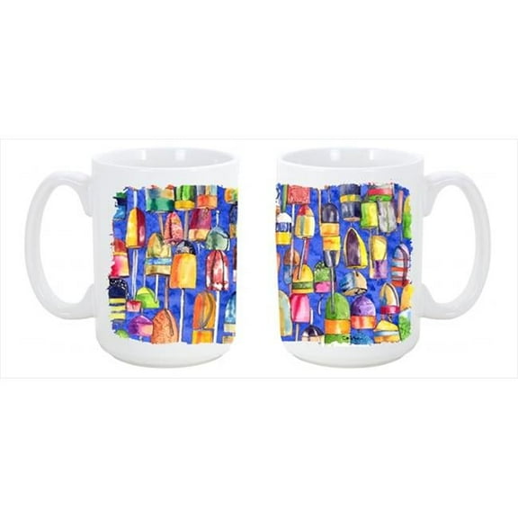 Lobster Bouys Dishwasher Safe Microwavable Ceramic Coffee Mug 15 oz.