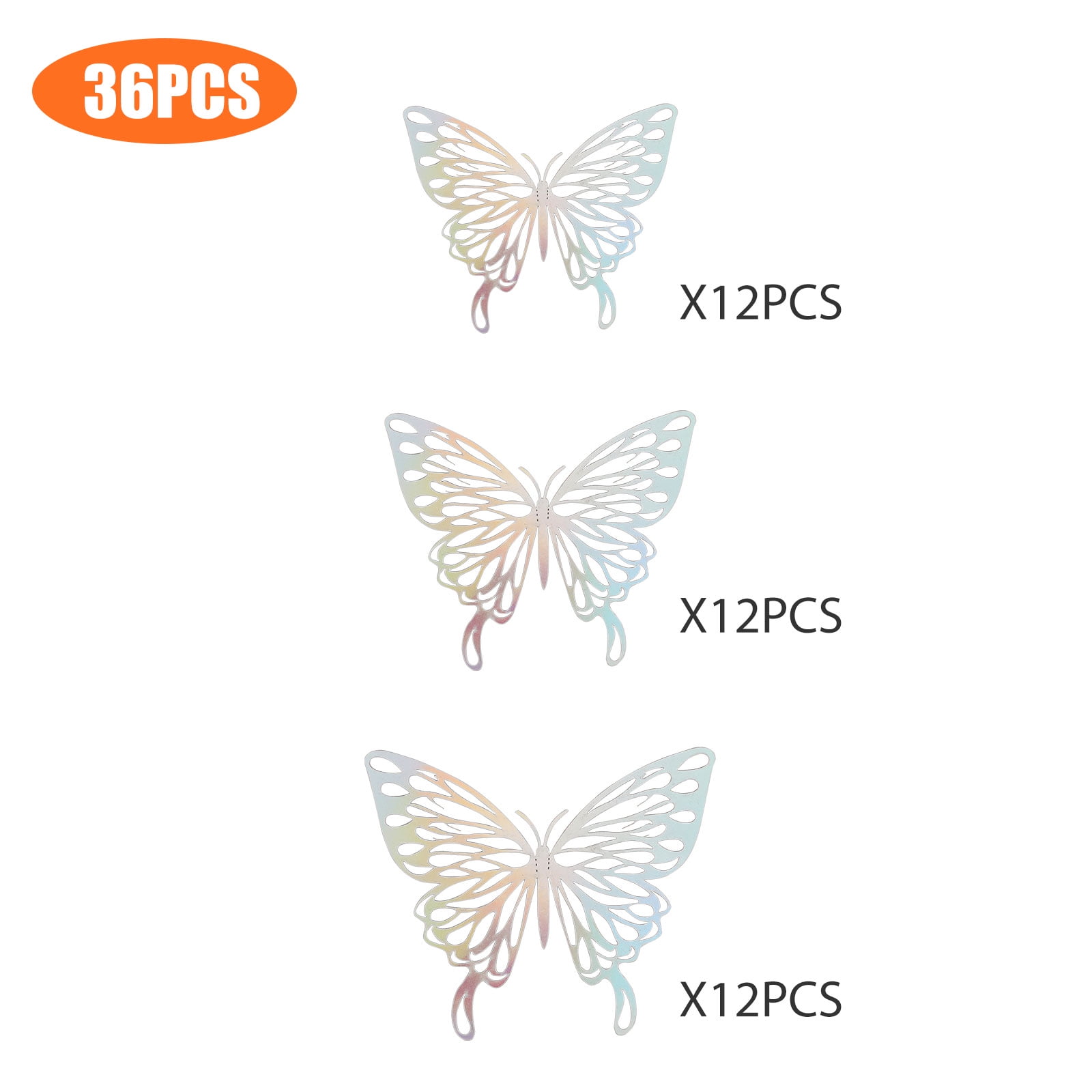 72 36 24 12pcs Butterfly Wall Decals For Wall 3d Butterflies Wall Stickers Butterfly Decoration Butterflies Decoration Removable Mural Decals Home Decoration For Kids Nursery Bedroom Living Room Decor Walmart Com Walmart Com