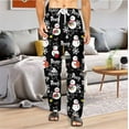 thumbnail image 6 of Christmas Pajama Pants Women Men Matching Xmas Pjs Pants Pajama Bottom Couples Lounge Sleepwear Costume Christmas Gifts, 6 of 8