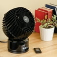 thumbnail image 6 of Comfort Zone 6" Oscillating, Digital Touch Portable Desk Fan with Remote, Timer, and Adjustable Tilt, Black, 6 of 15