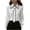 White, variant on Staron Women's Casual Oversized Short Sleeve Blouse Round Neck Loose Pullover Sweater Top, Blue L
