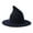 Navy Blue, variant on Poseca Women Halloween Witch Hat Wide Brim Foldable Cap for Halloween Party Costume Accessory