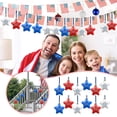 thumbnail image 2 of Independence Day Printed Five Pointed Star Pendant Indoor And Outdoor Decoration Party Venue Layout Props, 2 of 6