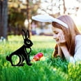 thumbnail image 3 of Acrylic Bunny Garden Decor, 17" Rabbit Yard Decor, Metal Yard Art Animals Garden Stakes Rabbit Silhouette, Rabbit Yard Decorations Outdoor, Bunny Garden Art for Flowerbeds Planters Patios Lawn, 3 of 5