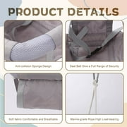 2-in-1 Baby Jumper and Swing, Indoor Outdoor Baby Swing for 6-24 Months Infant Toddler