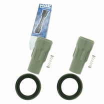 2 pc NGK 58968 Ignition Coil Boots for 02553 136024 2553 35-7018 50071 50071-1 671-6266 702505 SPB187 SPP124E Direct Spark Plug Wire