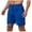 Blue, variant on LiuXxxx Male Summer Shorts Solid Color Tie Suit Cool Breathable Five Quarter Pants White XS