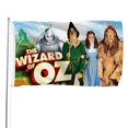 thumbnail image 1 of El Mago de Oz Bandera impresa con temática, regalo perfecto para fanáticos, amigos y familiares, y adecuada para actividades al aire libre e interiores, decoraciones de fiesta. 60*90CM, 1 of 6
